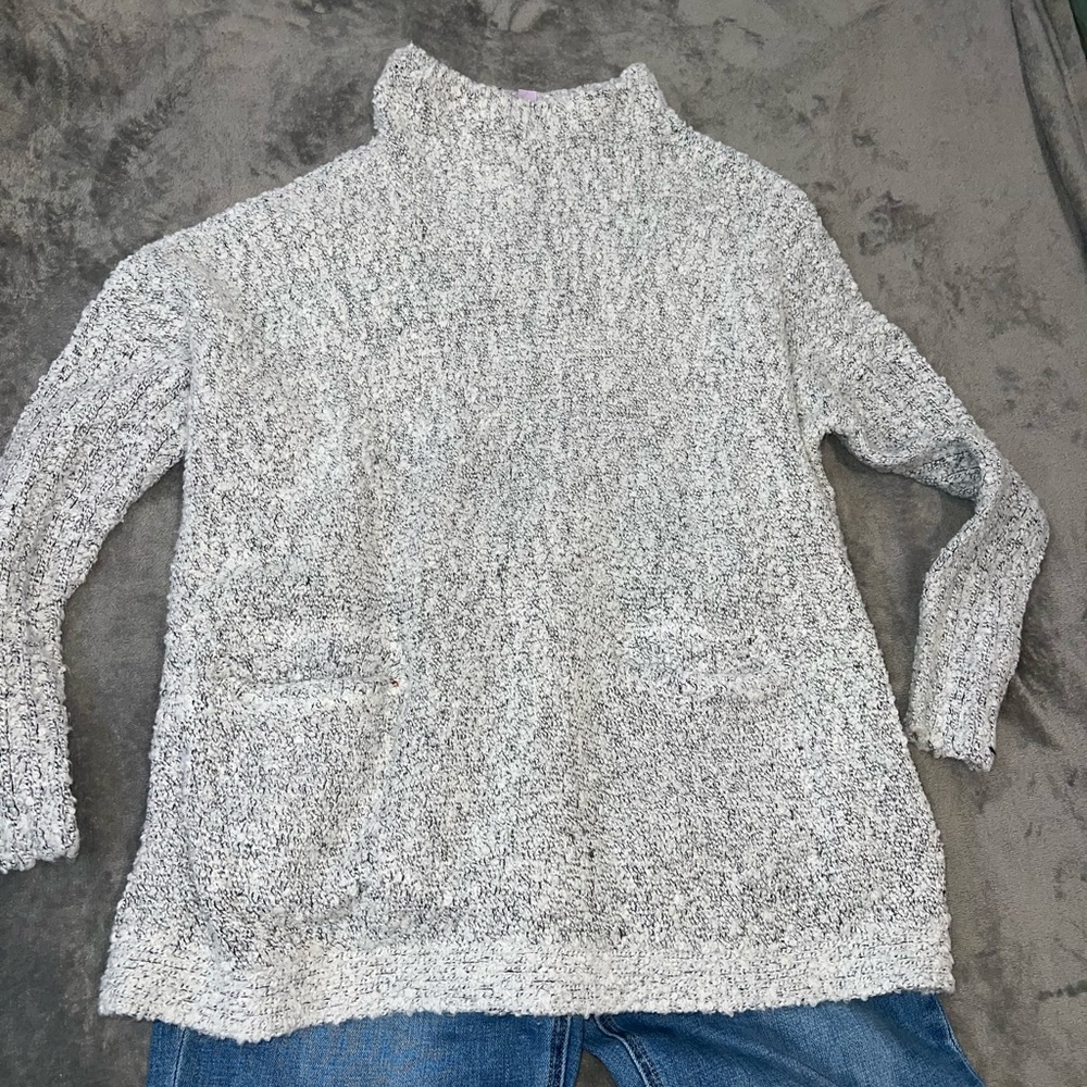 Alya Gray Cowl Neck Sweater